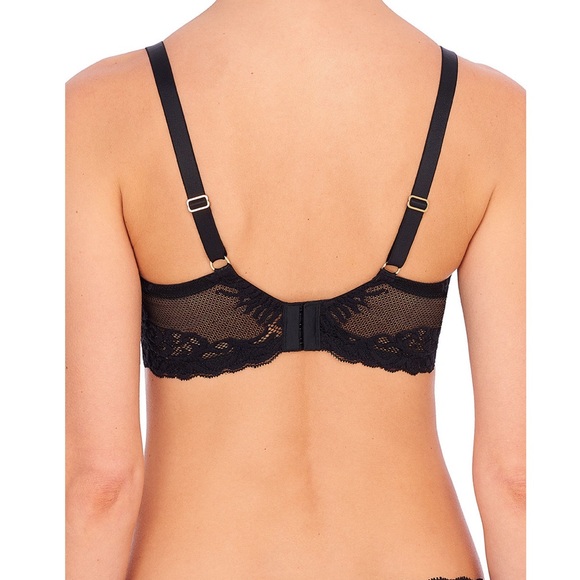 NATORI FEATHERS LACE BRA - BASICS BLACK - Picture 2 of 3